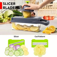 Multifunctional Vegetable Chopper Handle Food Grate Food Chopper Vegetable Slicer Dicer Cut 14/16 in 1 Kitchen Items Cocina